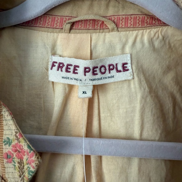 Free People Golden Haze Vintage-Inspired Military-Style Jacket - Picture 5 of 7